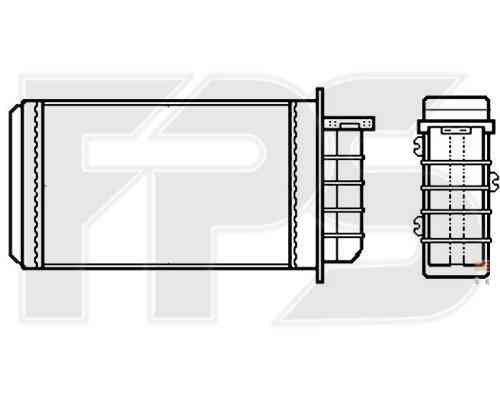 FP 26 N11-P FPS Радиатор отопителя FIAT