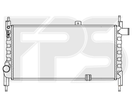 FP 52 A250 Радиатор основной OPEL (FPS)