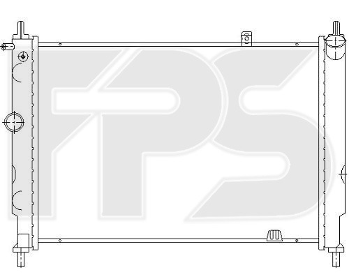 FP 52 A275-P Радиатор основной OPEL (FPS)
