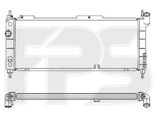 FP 52 A276 Радиатор основной OPEL (FPS)